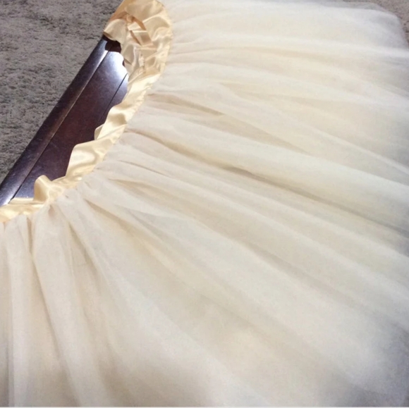 New tulle tutu table skirt for party many colors custom made 72" 2 yards 🎃👻 - Picture 12 of 13